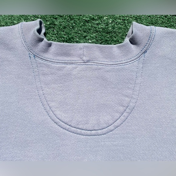 Vintage 80’s Levi’s Embroidered Blank Lavender Sweatshirt Men’s Large USA Made - Picture 5 of 10